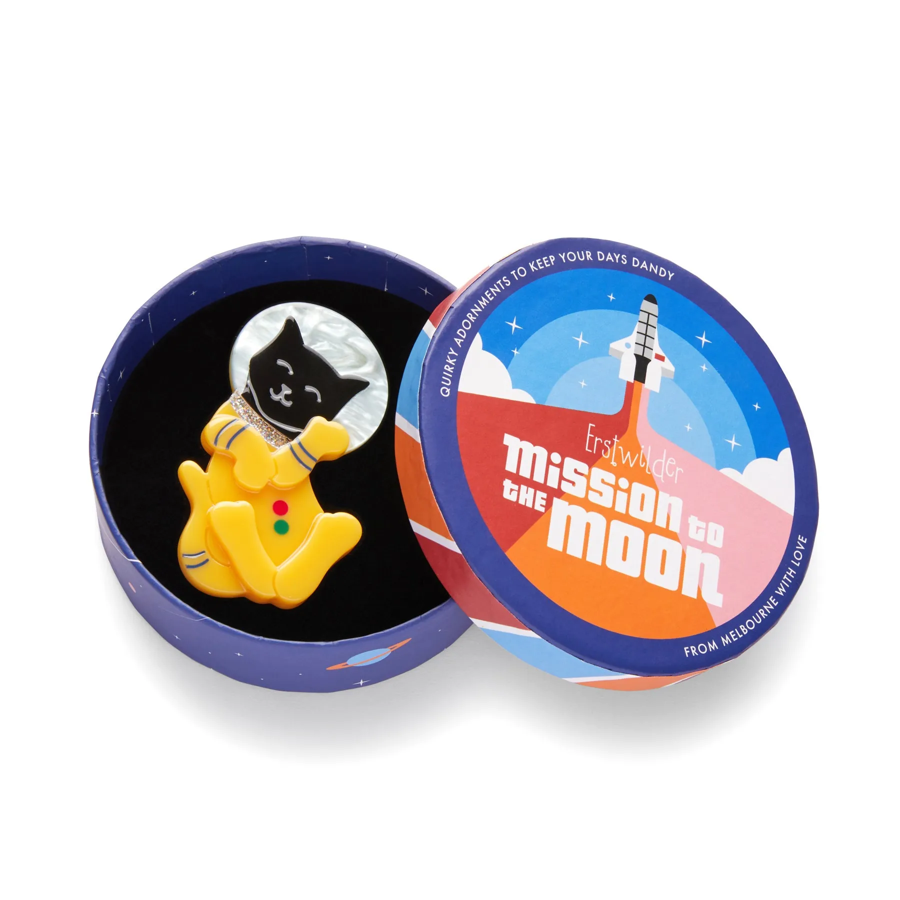 Mission to the Moon Collection Major Tomcat Brooch