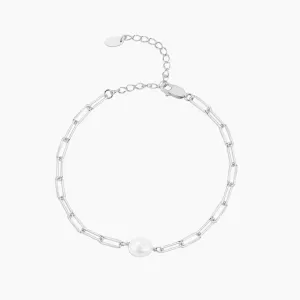 Natural Freshwater Pearls Bead Link Bracelets