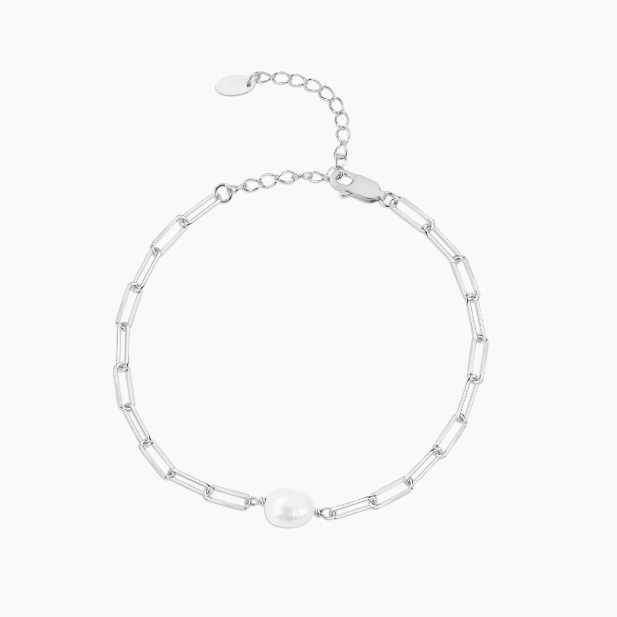 Natural Freshwater Pearls Bead Link Bracelets