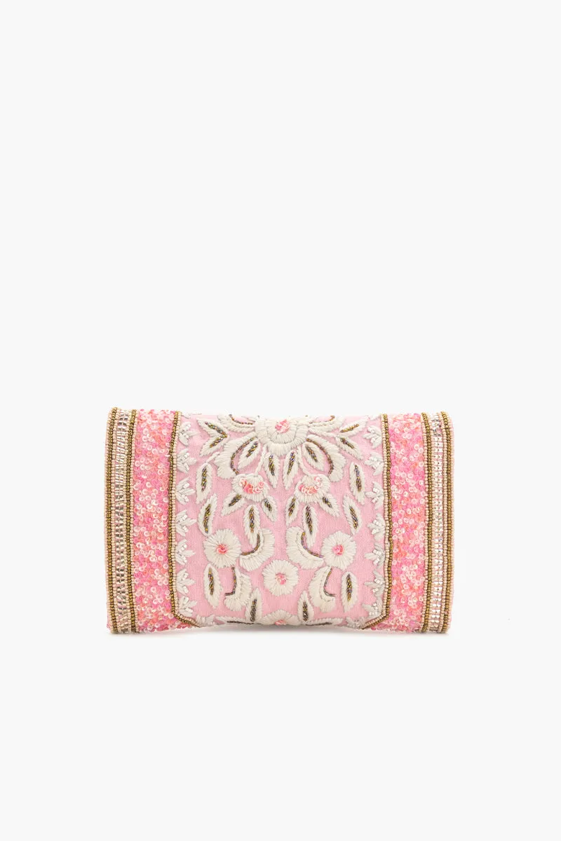 Pink Paradise Envelope Clutch