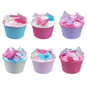 Pink Poppy Apple Blossom Cupcakes Assorted Styles