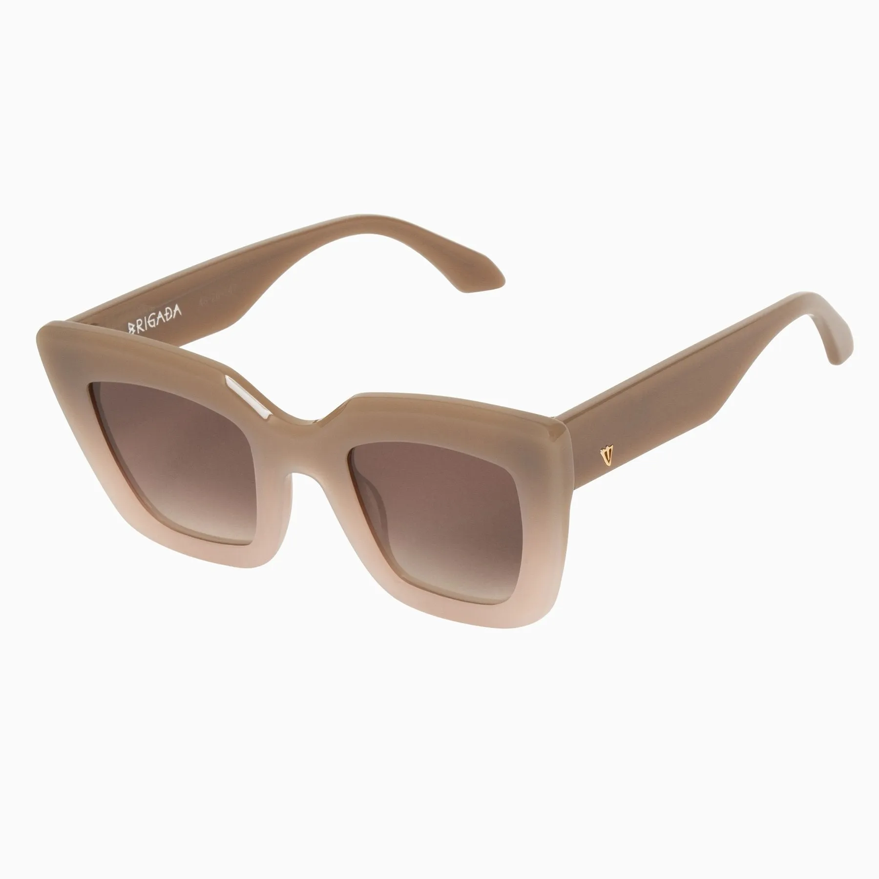 Polarized Brigada / Toffee Fade / Brown Gradient Lens