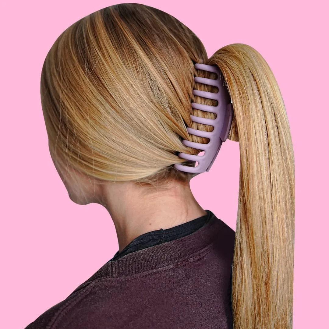 Purple Claw Clip