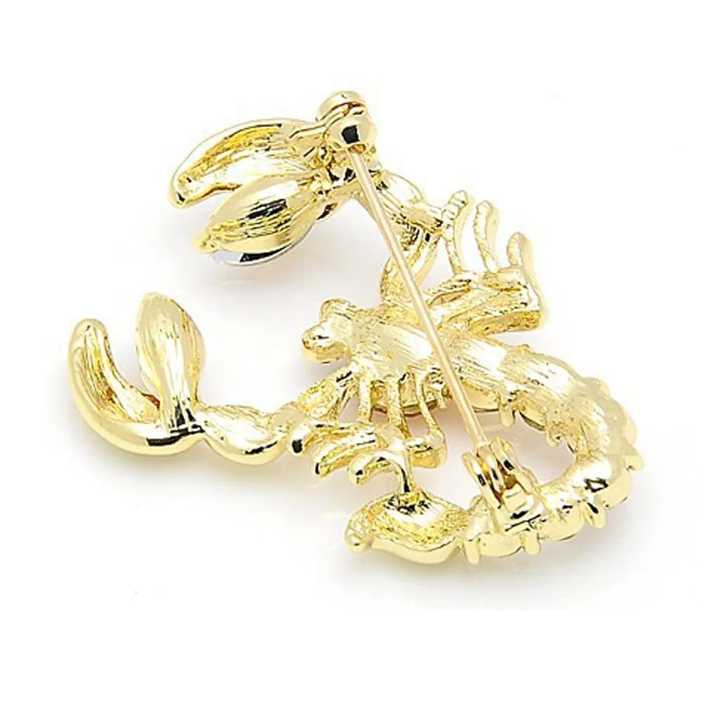 Scary Scorpion Brooch