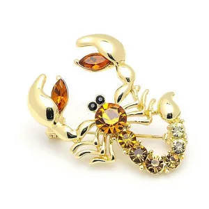 Scary Scorpion Brooch
