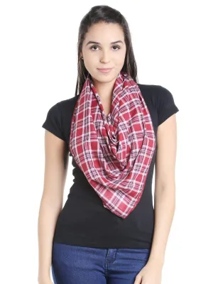 Style Quotient Womens Checked Scarves
