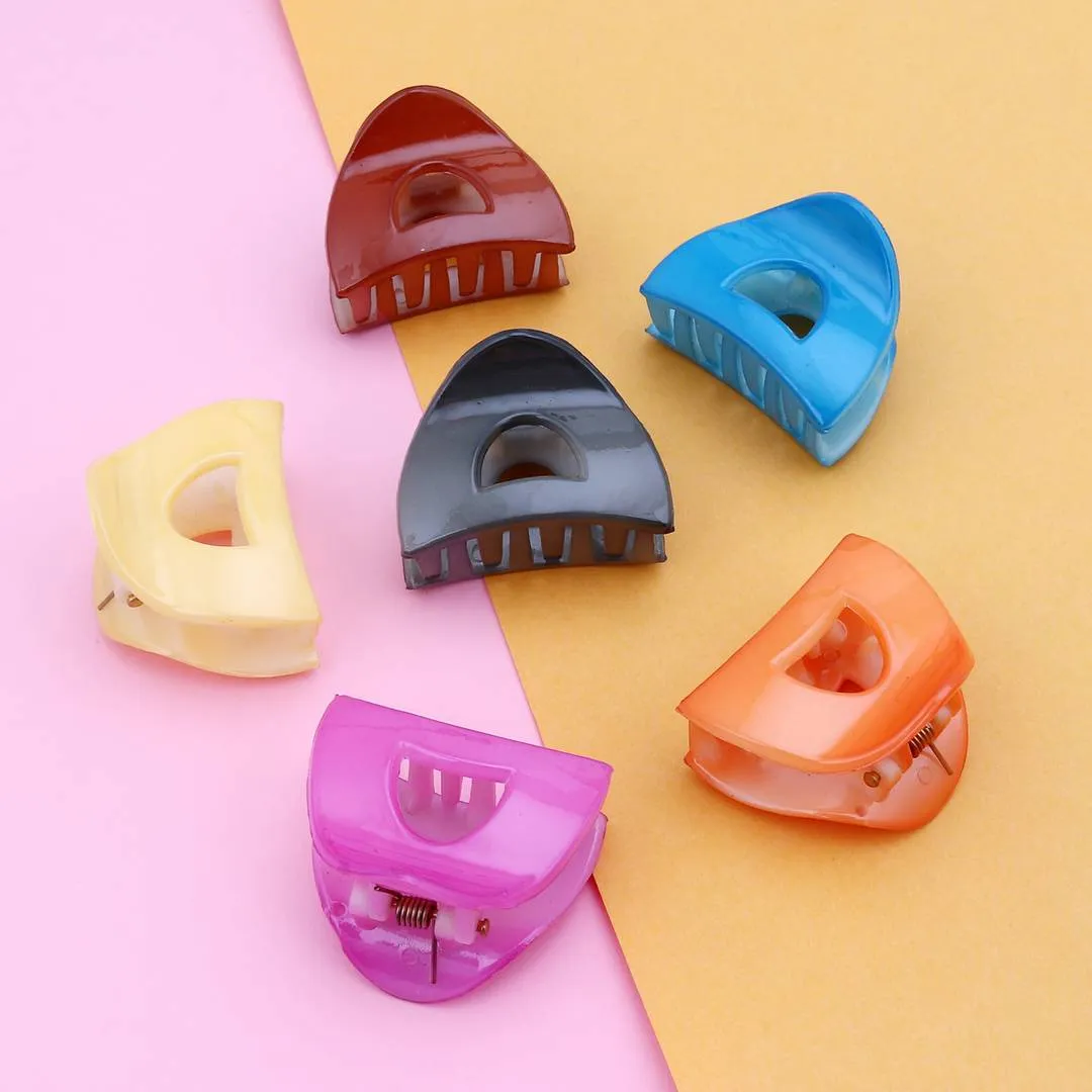 Sukkhi Amazing Multicoloured Plastic Butterfly Hair Clip For Women And Girls - Pack of 6