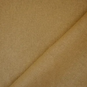 Tan Beige Solid Linen Woven Shirting Fabric