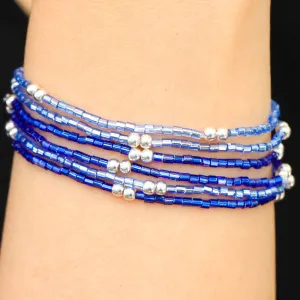 Tartan Chic Bracelet in Blue & Green Tones