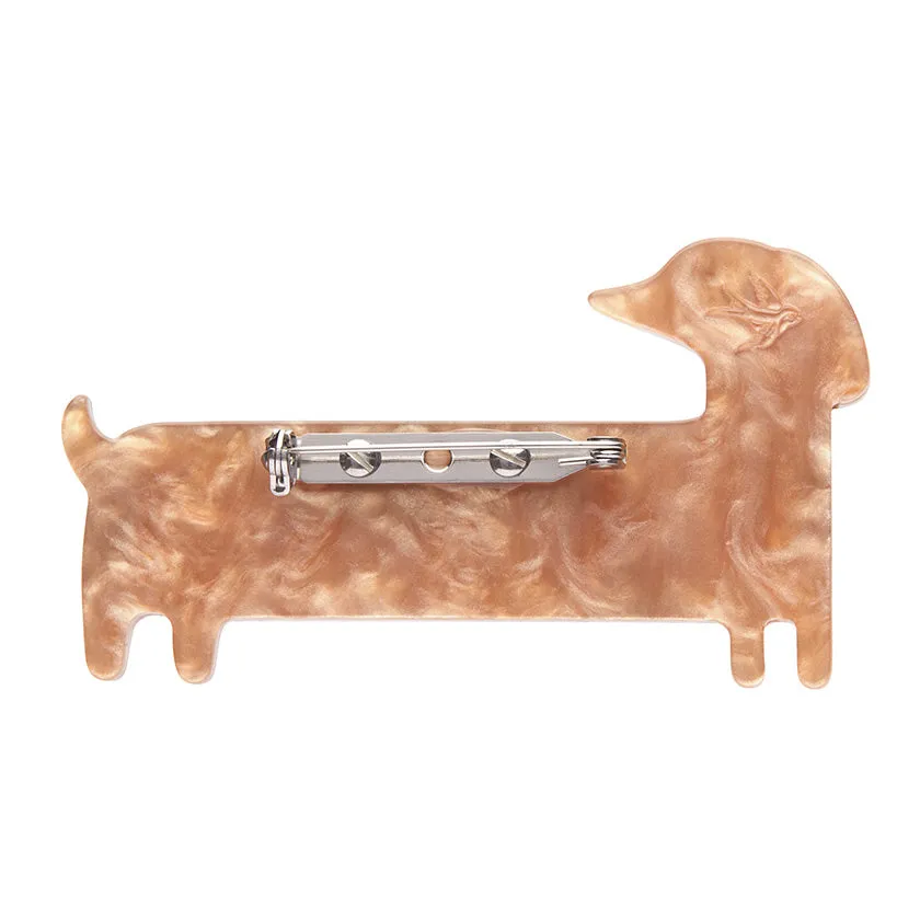 Terry Runyan Collection Long Dog Brooch