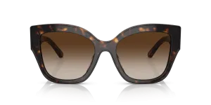 Tory Burch Butterfly Non-Polarized Sunglasses - Dark Tortoise/Brown Gradient