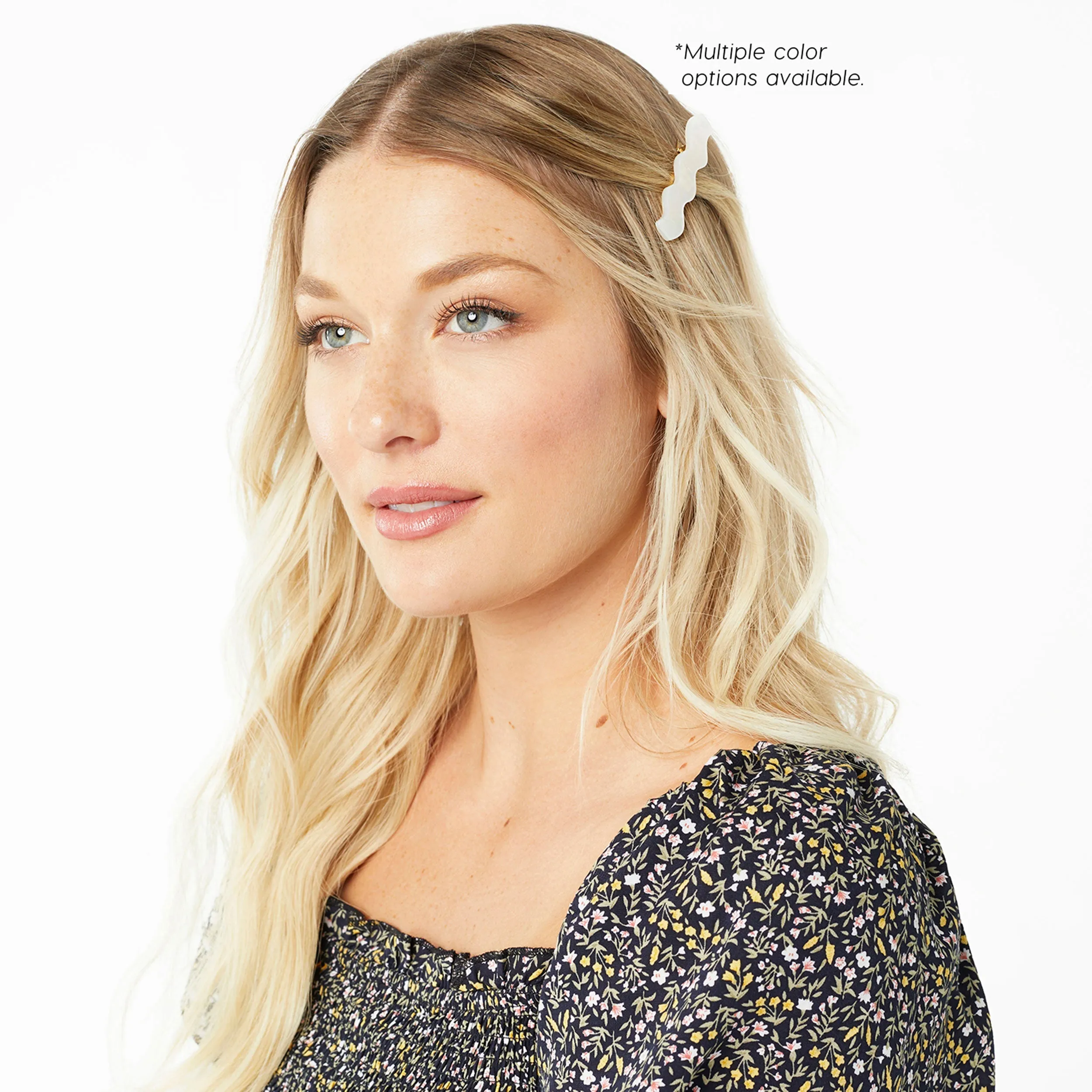 Vanessa Hair Clip - Black/White