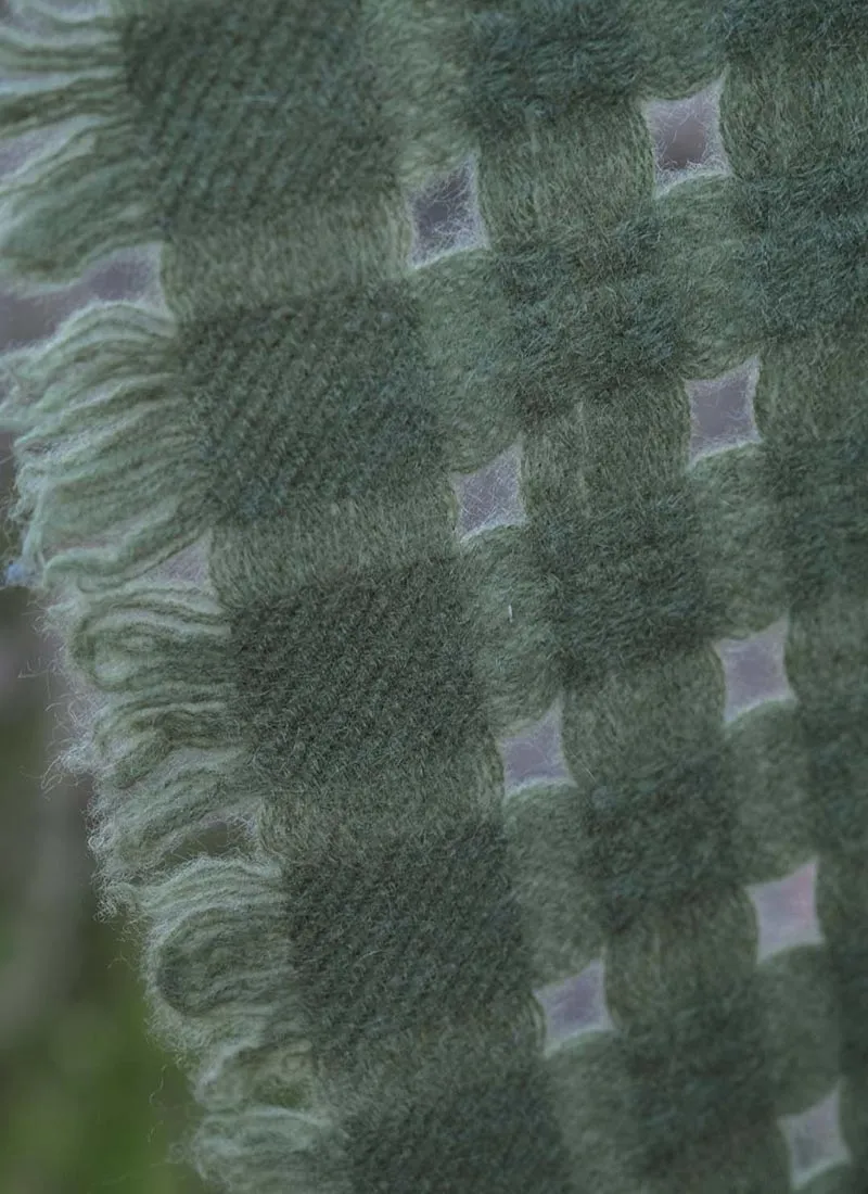 Waffle Cashmere Scarf