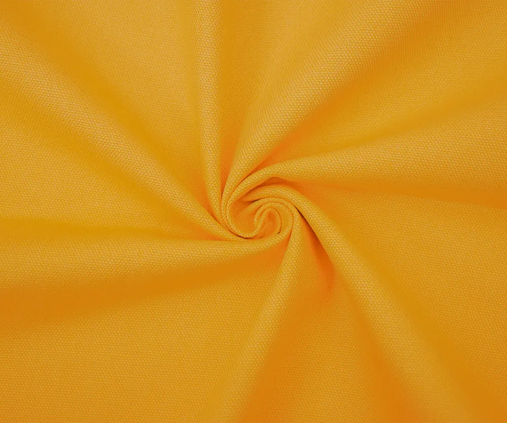 Yellow 8 oz. Solid Cotton Canvas Woven Fabric