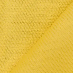 Yellow Moygashel Twill Irish Linen Solid Woven Home Decorating Fabric